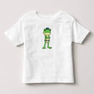 Frog som polis med polishatt t shirt