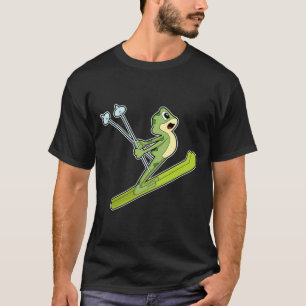 Frog som Ski-jumper med Ski.PNG T Shirt