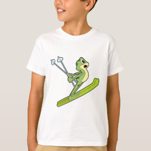 Frog som Ski-jumper med Ski.PNG T Shirt