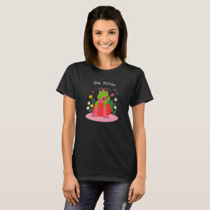 Frog som spelar gitarren t shirt