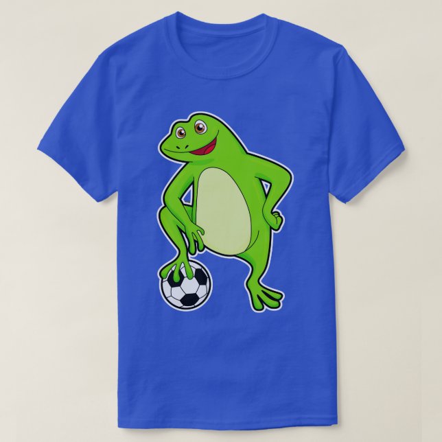 Frog som spelare i boll t shirt (Design framsida)