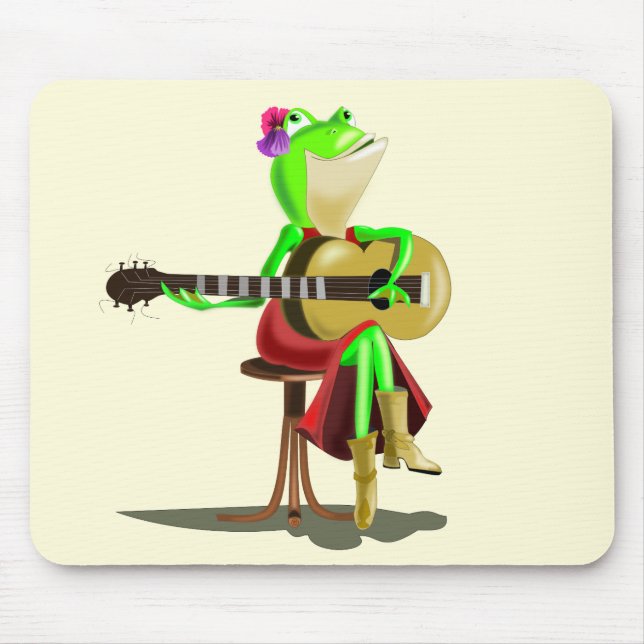 Frog Spela Guitar Musmatta (Framsidan)