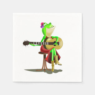 Frog Spela Guitar Pappersservett