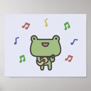 Frog Spela Guitar Poster