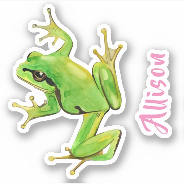 Frog Sticker Klistermärken (Framsida)