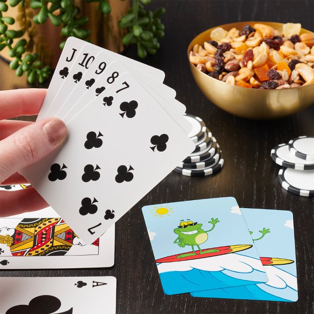 Frog Surfing Casinokort (Skapare uppladdad)
