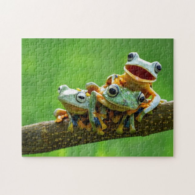 Frog Syskon, Jigszawa Puzzle Pussel (Horisontell)