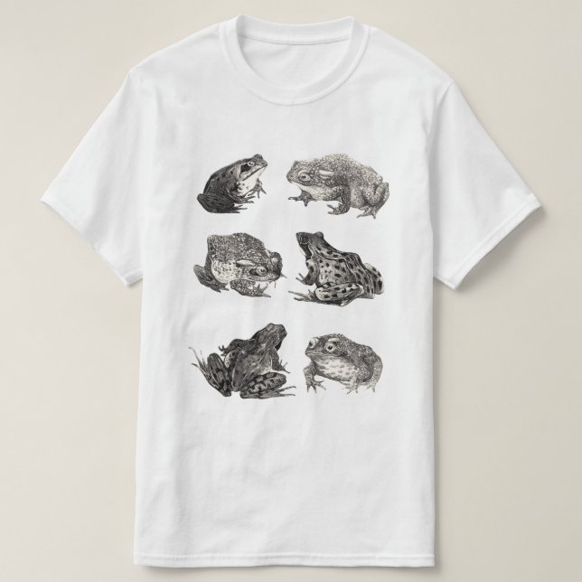 Frog Teckning Graphic T Shirt (Design framsida)