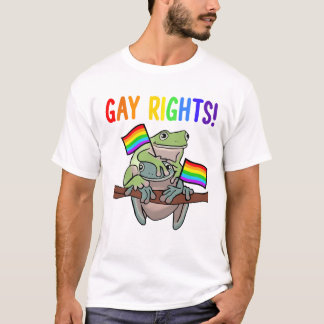 Frog Toad Gay rights LGBT Pride Månad T Shirt