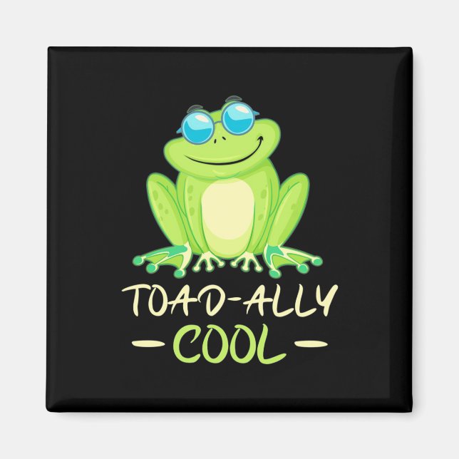 Frog Toadally Coola Magnet (Framsidan)