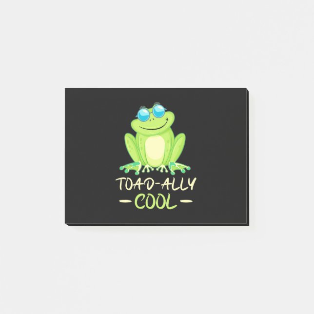 Frog Toadally Coola Post-it Block (Framsida)