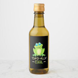 Frog Toadally Coola Vinetikett