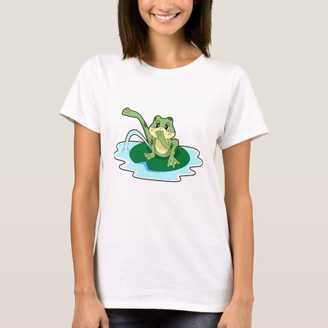 Frog Toilet T Shirt (Framsida)