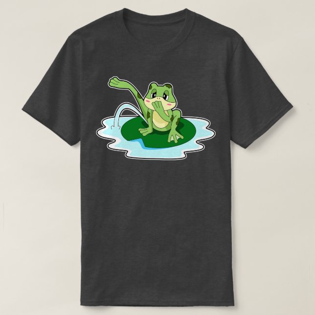 Frog Toilet T Shirt (Design framsida)