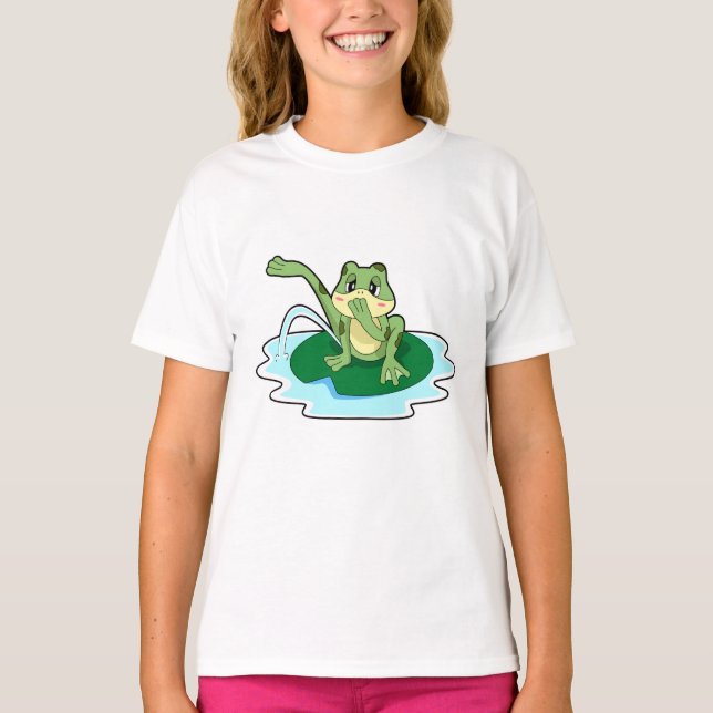 Frog Toilet T Shirt (Framsida)