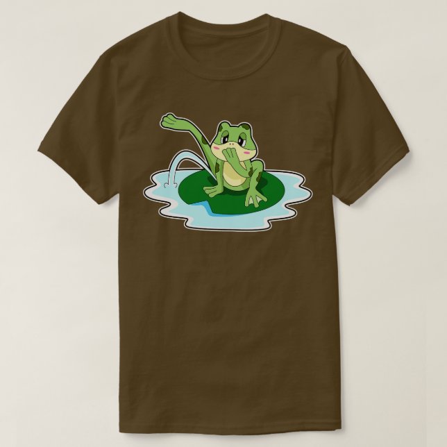 Frog Toilet T Shirt (Design framsida)