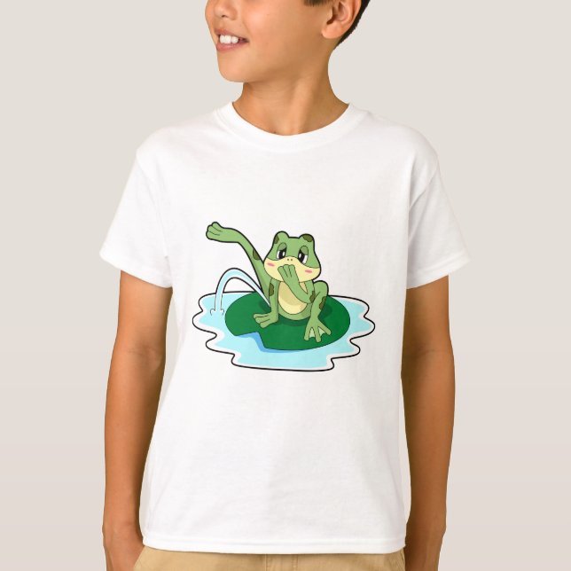 Frog Toilet T Shirt (Framsida)