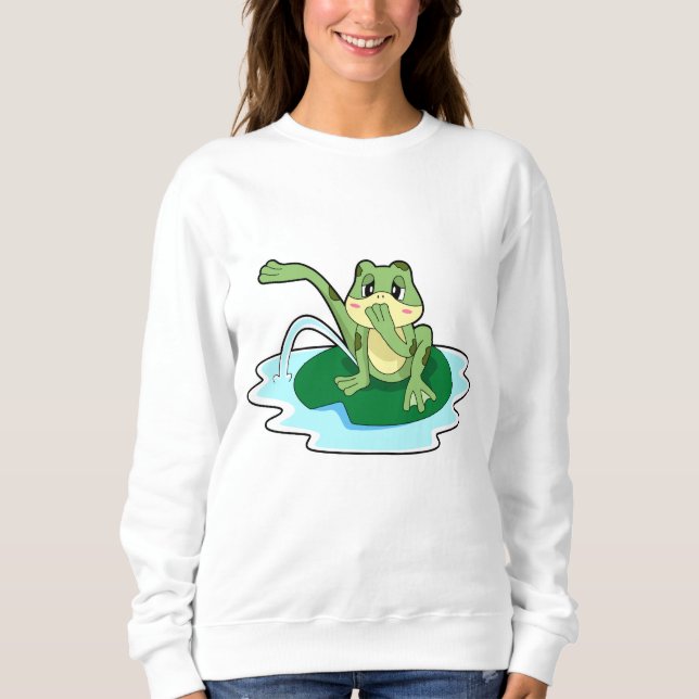 Frog Toilet T Shirt (Framsida)