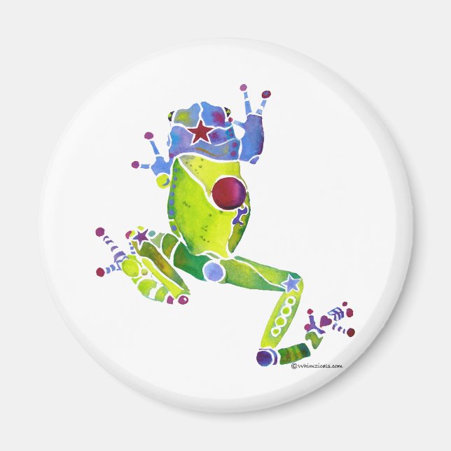 Frog Vår Grönt Magnet (Framsidan)
