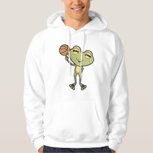 Frog vid Basketball Sports Hoodie