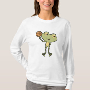 Frog vid Basketball Sports T Shirt