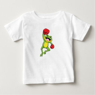 Frog vid Boxing med Boxinghandskar T Shirt