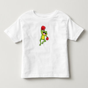 Frog vid Boxing med Boxinghandskar T Shirt