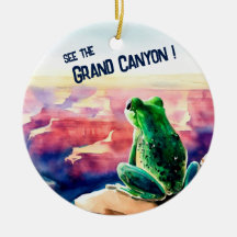 Frog vid Grand Canyon Souvenir