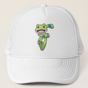 Frog vid löpning med sötband keps