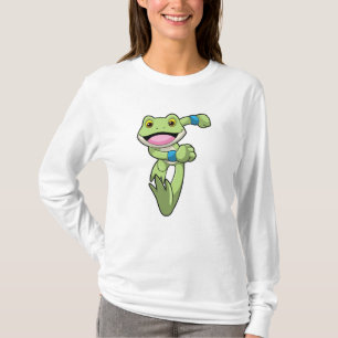 Frog vid löpning med sötband t shirt