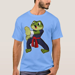 Frog vid Martial-konsten Karate med Bälte T Shirt