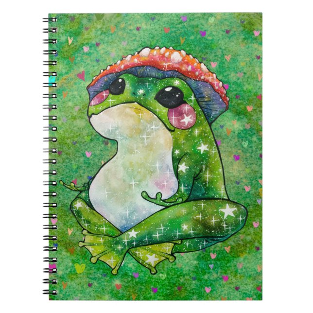 Frog vid namn Klöver Anteckningsbok (Framsidan)