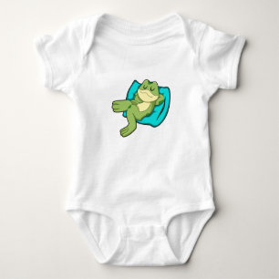 Frog vid sömnad med Pillow T Shirt