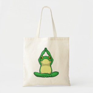 Frog vid Yoga i Kor, baljad Tygkasse