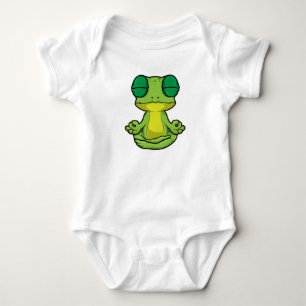 Frog vid Yoga i Kor-legerat T Shirt