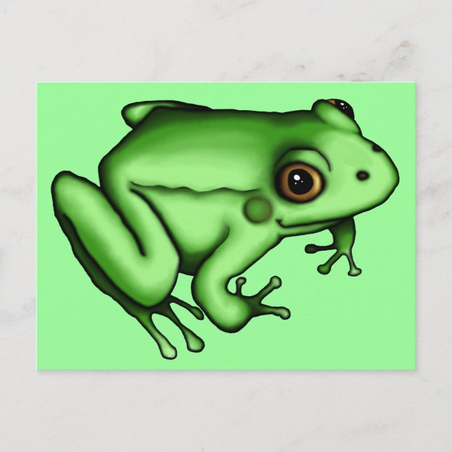 Frog, vykort (Framsida)