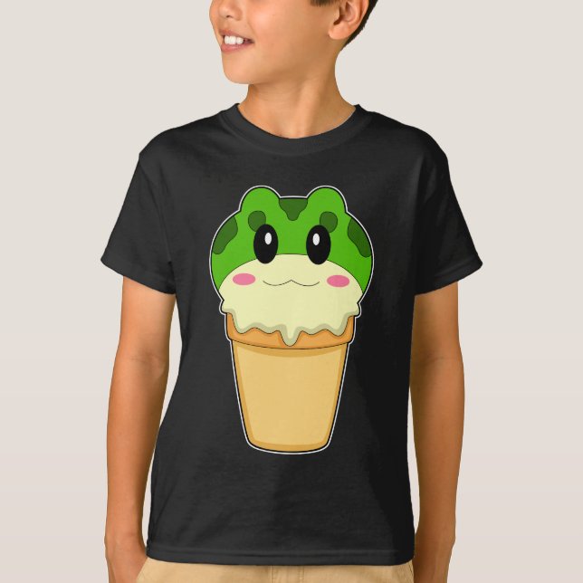 Frog Waffle glass T Shirt (Framsida)