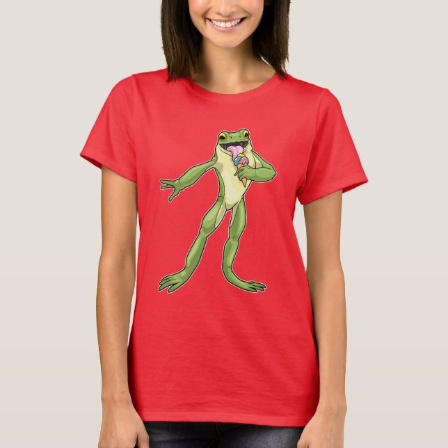 Frog Waffle glass T Shirt (Framsida)