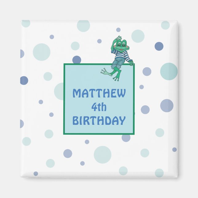 Frog Wearing Jeans Magnet (Framsidan)