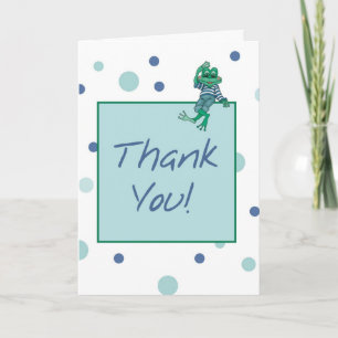 Frog Wearing Jeans Tack Kort