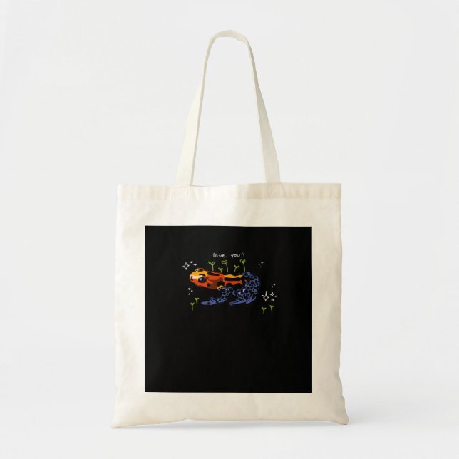 Frog Who Loves You Simple Classic Style Tygkasse (Framsidan)
