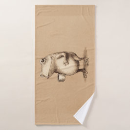 Frog with Coffee – Whimsical Vintage Animal