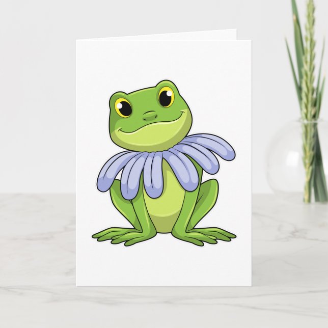 Frog with Daisy Kort (Framsida)