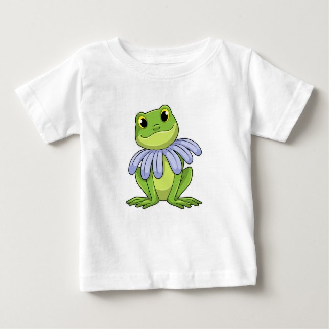 Frog with Daisy T Shirt (Framsida)