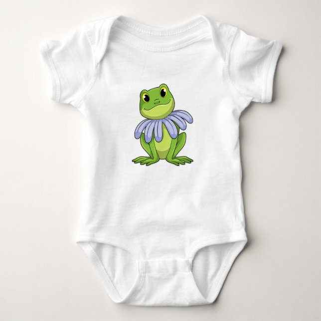 Frog with Daisy T Shirt (Framsida)