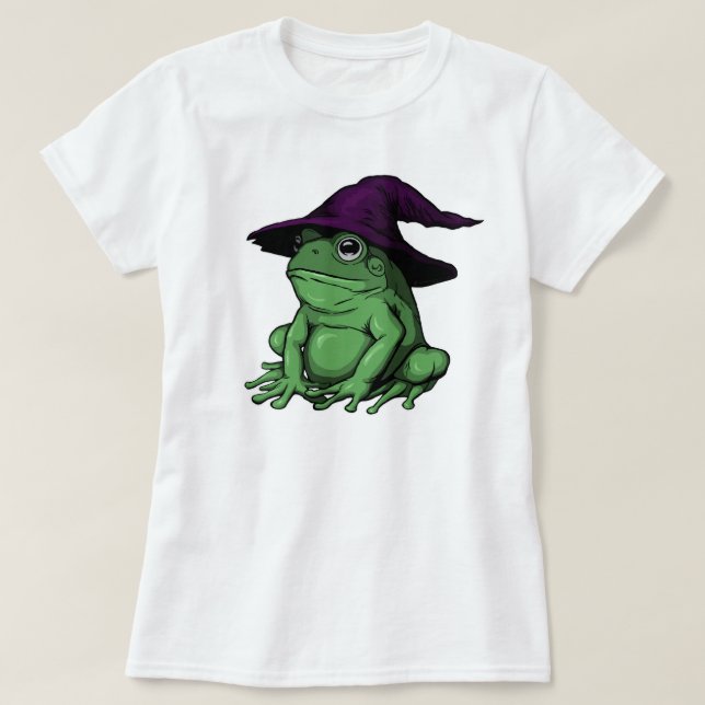 Frog Wizard T Shirt (Design framsida)