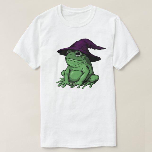Frog Wizard T Shirt (Design framsida)