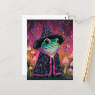 Frog Wizard Vykort