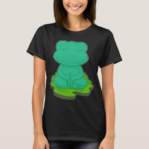 Frog Yoga Fitness Meditation T Shirt