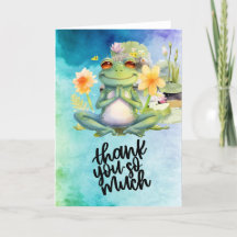 Frog Yoga tackar dig så mycket
